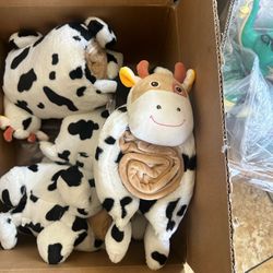 New Kids Cow Blanket / Pillow Sets 
