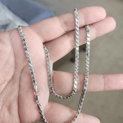 18K Pure Whitegold Chain