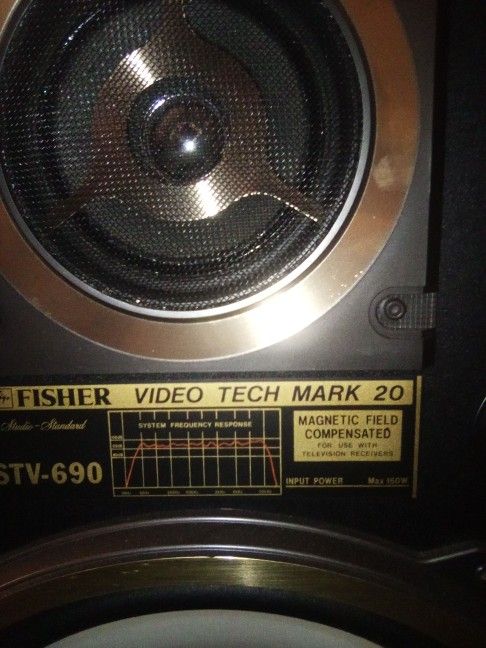 3 1/2 ' X 1 1/2 ' Fisher Speakers