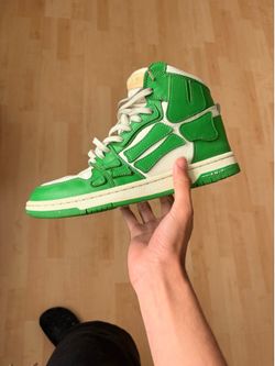 Amiri skeleton high top green