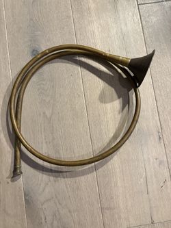 Antique Solid Brass French Horn