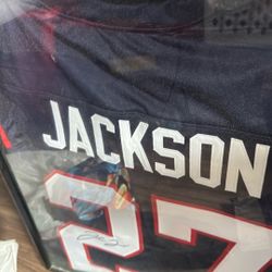 Jc Jackson Signed Jersey Patriots W Case