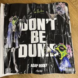 A$AP Rocky x Tim Burton “Don’t Be Dumb” album poster 