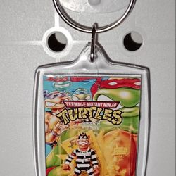 TMNT Teenage Mutant Ninja Turtles Scratch The Cat Figure Keychain Toy