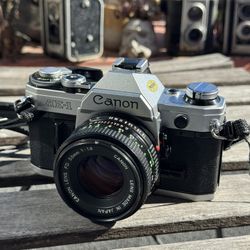 Vintage Canon AE1 35mm Film Camera 