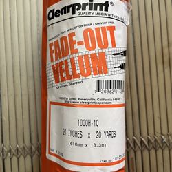 ClearPrint Fade Out Vellum