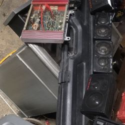 Awsome Vintage Car Stereo Amps And Speakers 