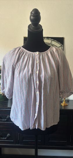 Plaid button up Levi’s
