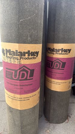 Roofing paper 4 rolls 20$ each