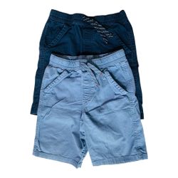 2-Pair Boys Size 10 Drawstring Shorts with Pockets