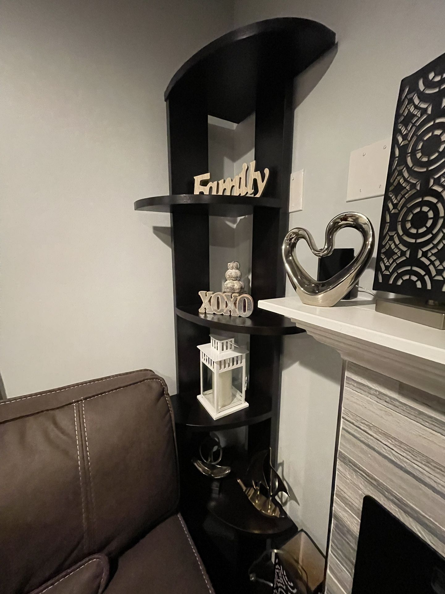 Estate Sale- Modern Corner Shelf
