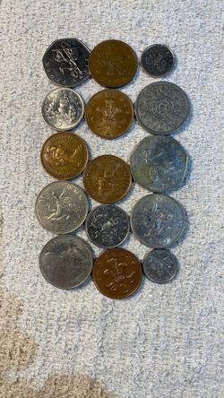 15 Coins Vintage Britain 