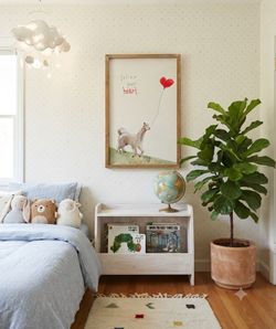 Llama with heart, Framed artwork
