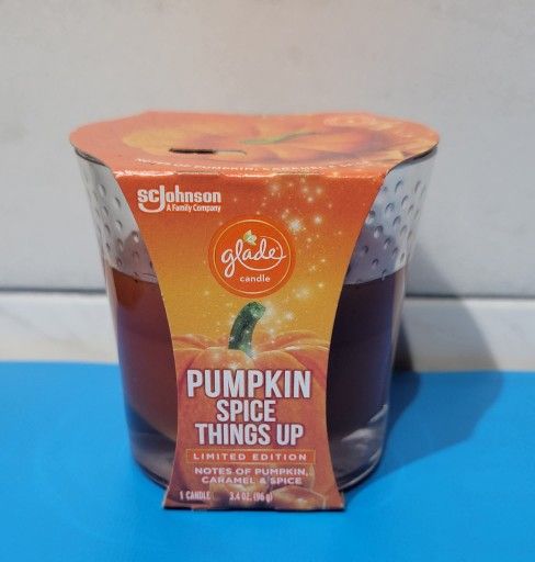 Glade Pumpkin Spice Candles $3 each (four available)