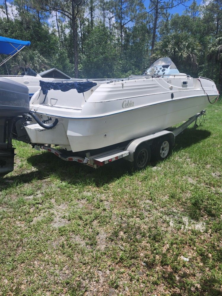 23 Foot Deck Boat.