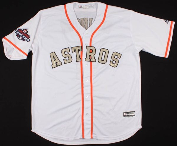 Houston Astros ️ Gold ️ 2017 World Series Springer Jersey - XL for Sale ...