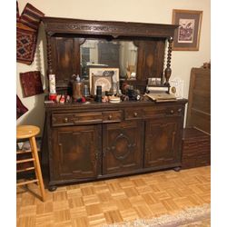 Antique Sideboard From Europe 