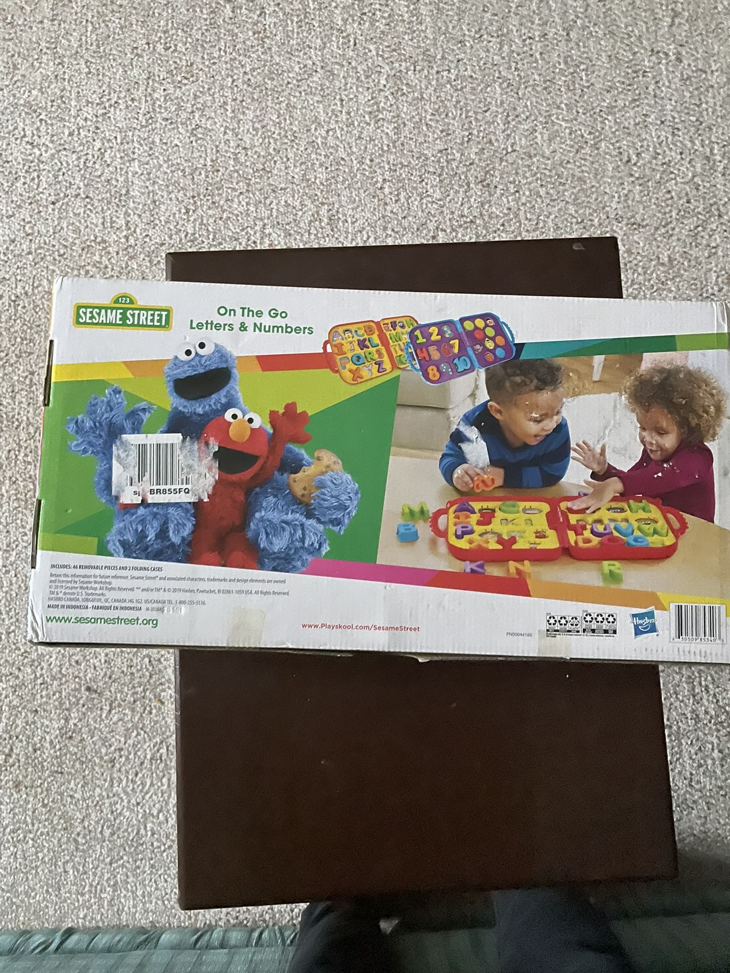 Letter And Numbers In Case Toy