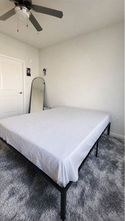 Queen Size Bed Frame and Mattress