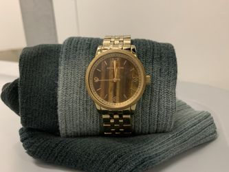 michael kors gold plated men’s wrist watch