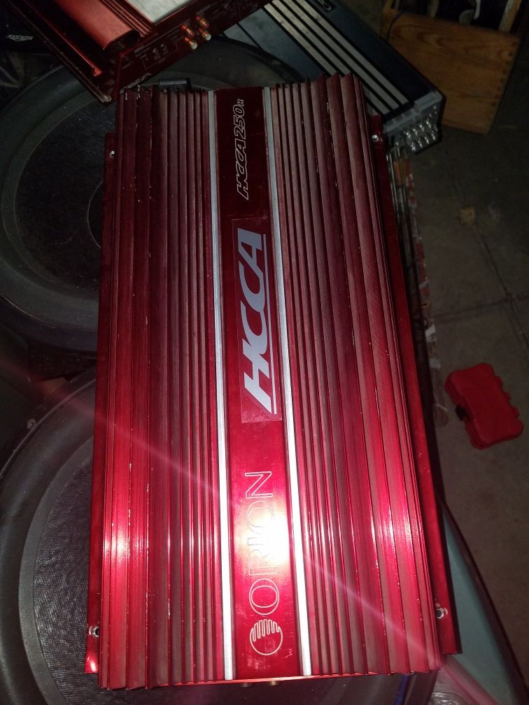 Very rare Orion hcca 250r old school cheater amp