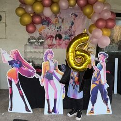 K pop demon hunters Cardboard cutouts