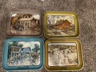 Coca Cola Zanesville Ohio Trays