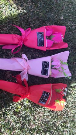 Soap Flower With Bag