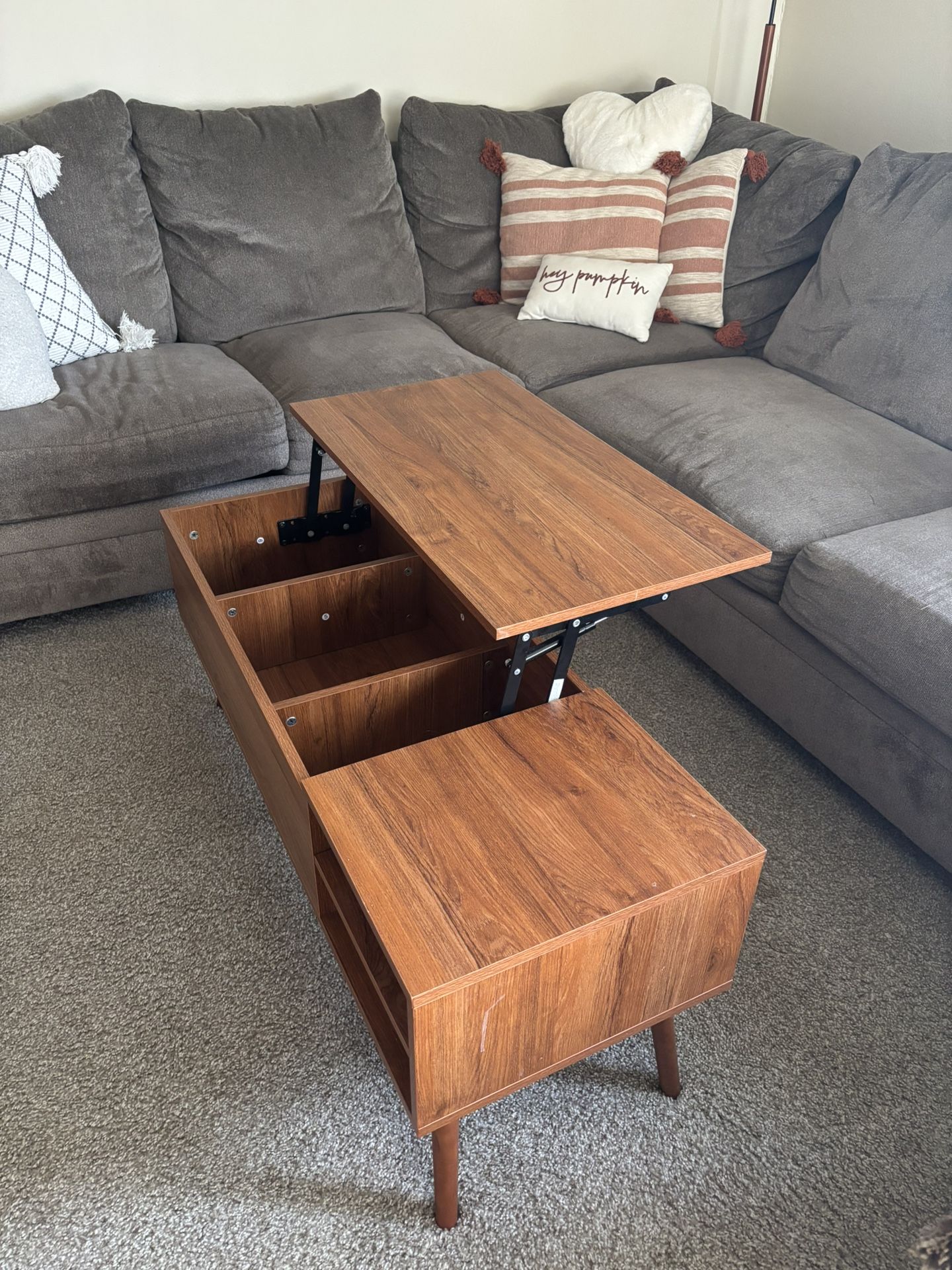 Coffee Table Top Lift And Storage