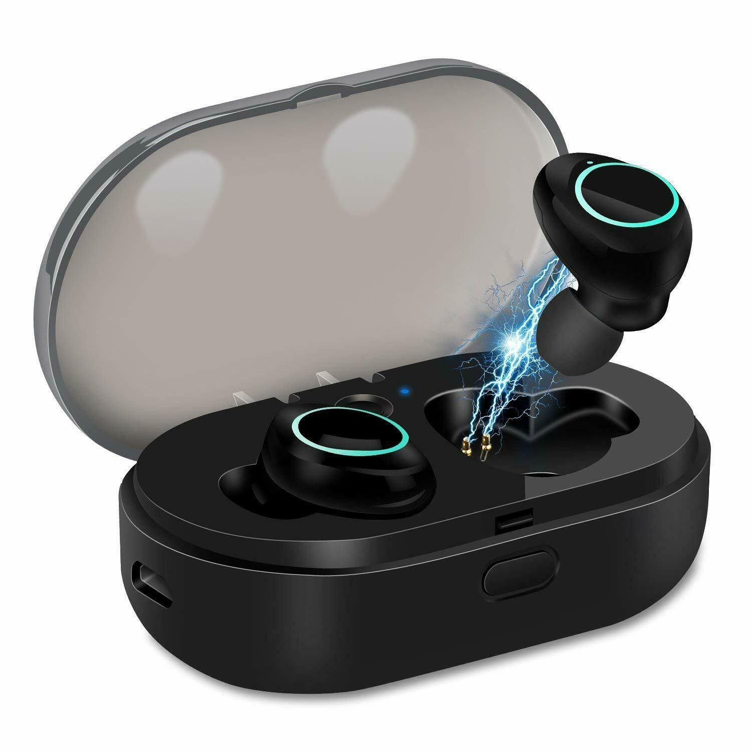 U-ROK Bluetooth 5.0 Wireless Earbuds 500mAh Charging Case Touch Control Sports