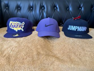 Lot of 3 Hats – Lakers, Nike, Jordan $10 each