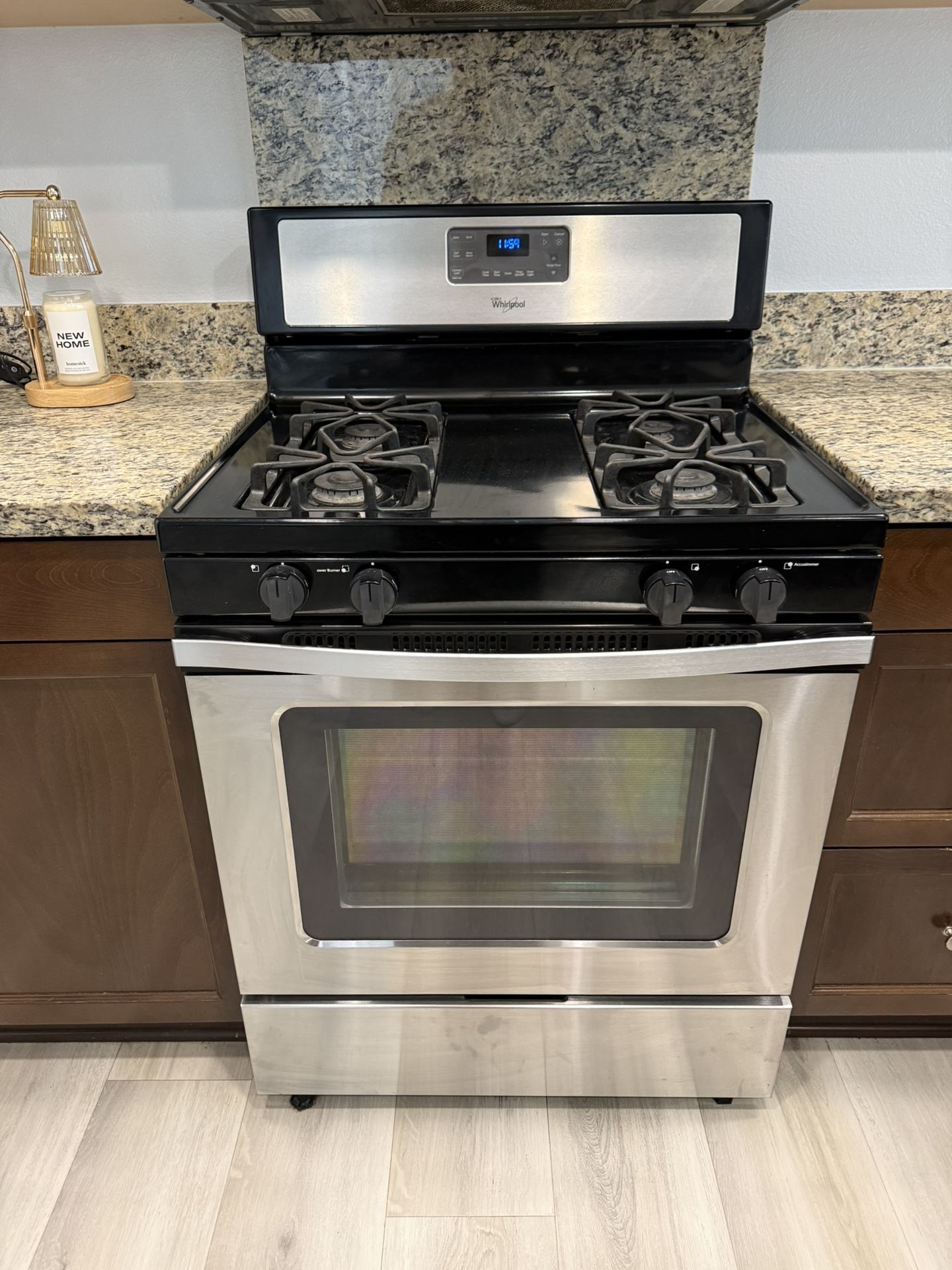 Whirlpool Stainless Steel 4 Burner Stove