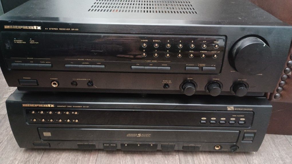 Marantz Stereo Receiver, And Disc Changer