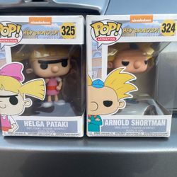 🔥 Funko POP Nickelodeon Hey Arnold – Set of 2