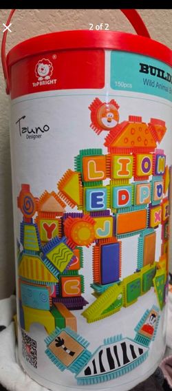 Building blocks  Bristle Blocks Jungle Adventures Plastic Sensory Blocks