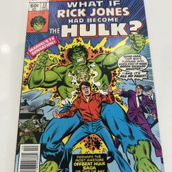 What If...#12 Rick Jones Had Become The Hulk? Newsstand Variant Marvel 1978 🔥 VF