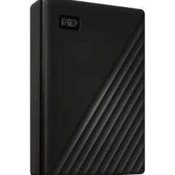 WD My Passport 5TB Portable External USB 3.0 HDD Hard Drive Black 