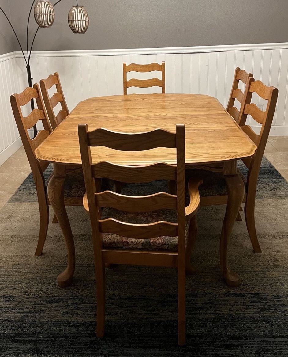 Table And 6 Chairs