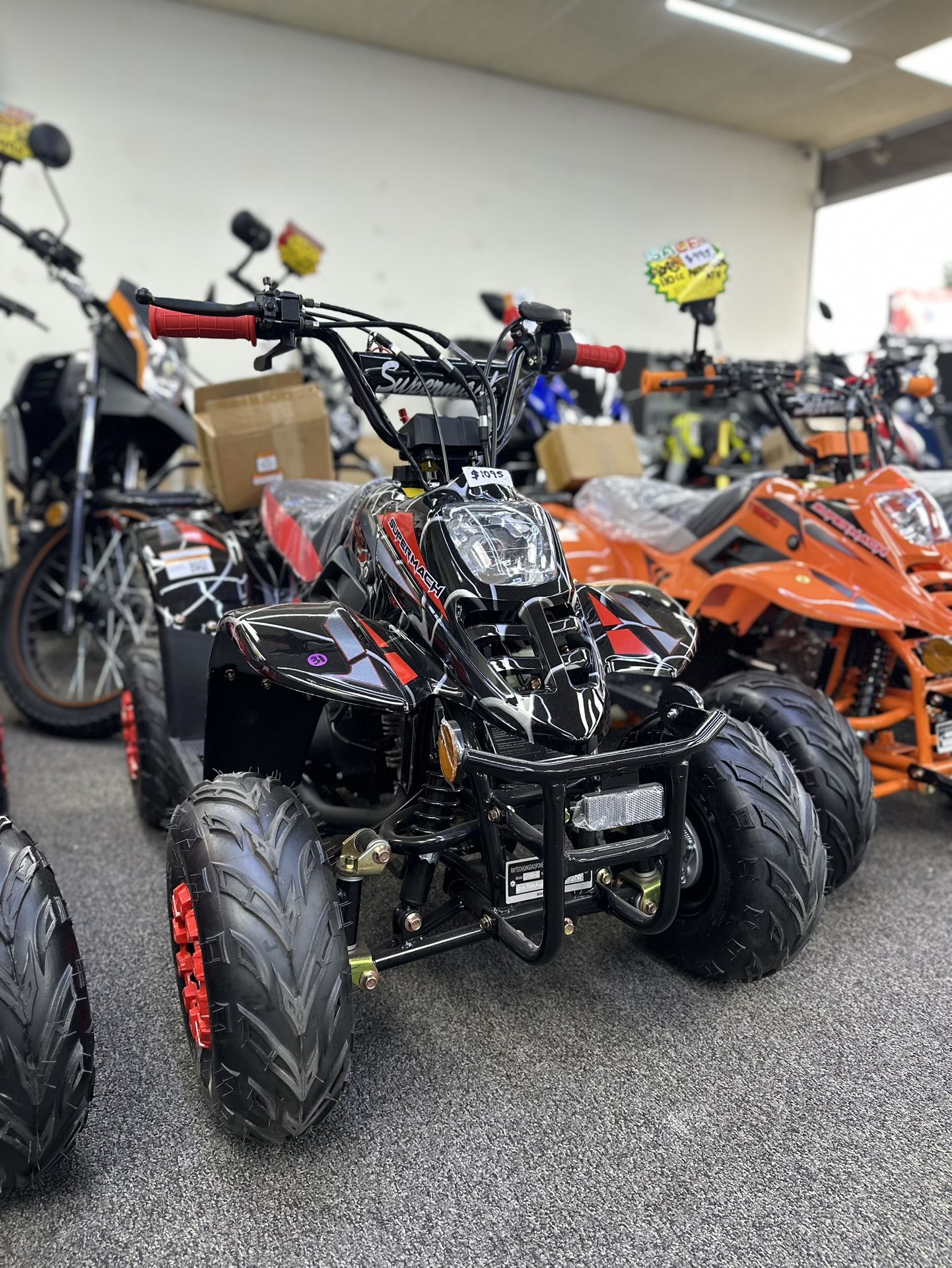 Black 110cc ATV