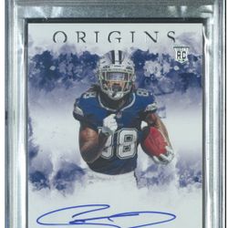 2020 CEEDEE LAMB PANINI ORIGINS ROOKIE AUTOGRAPHS ROOKIE AUTOGRAPHS PSA 8