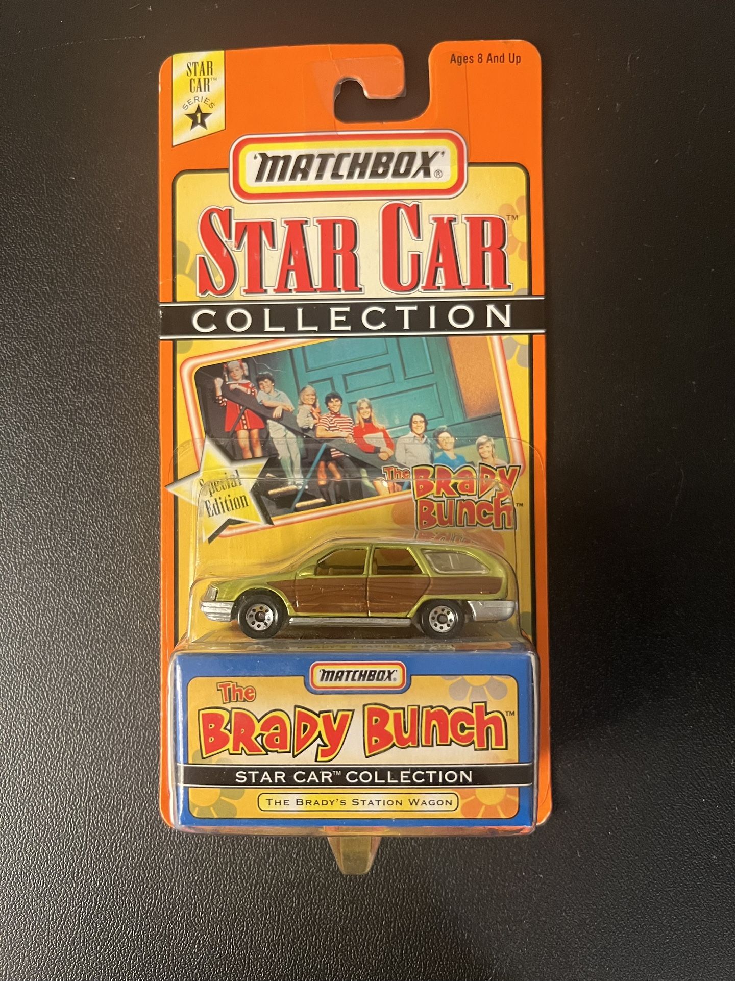 New Old Stock Matchbox 1997 Star Car Collection The Brady Bunch Station Wagon 