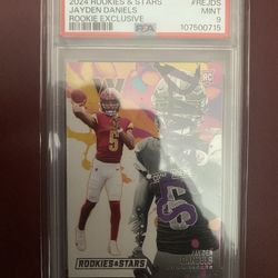2024 Jayden Daniels Rookie Card PSA 9