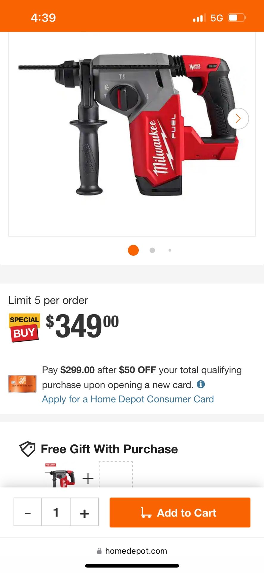 Milwaukee Rotary Hammer