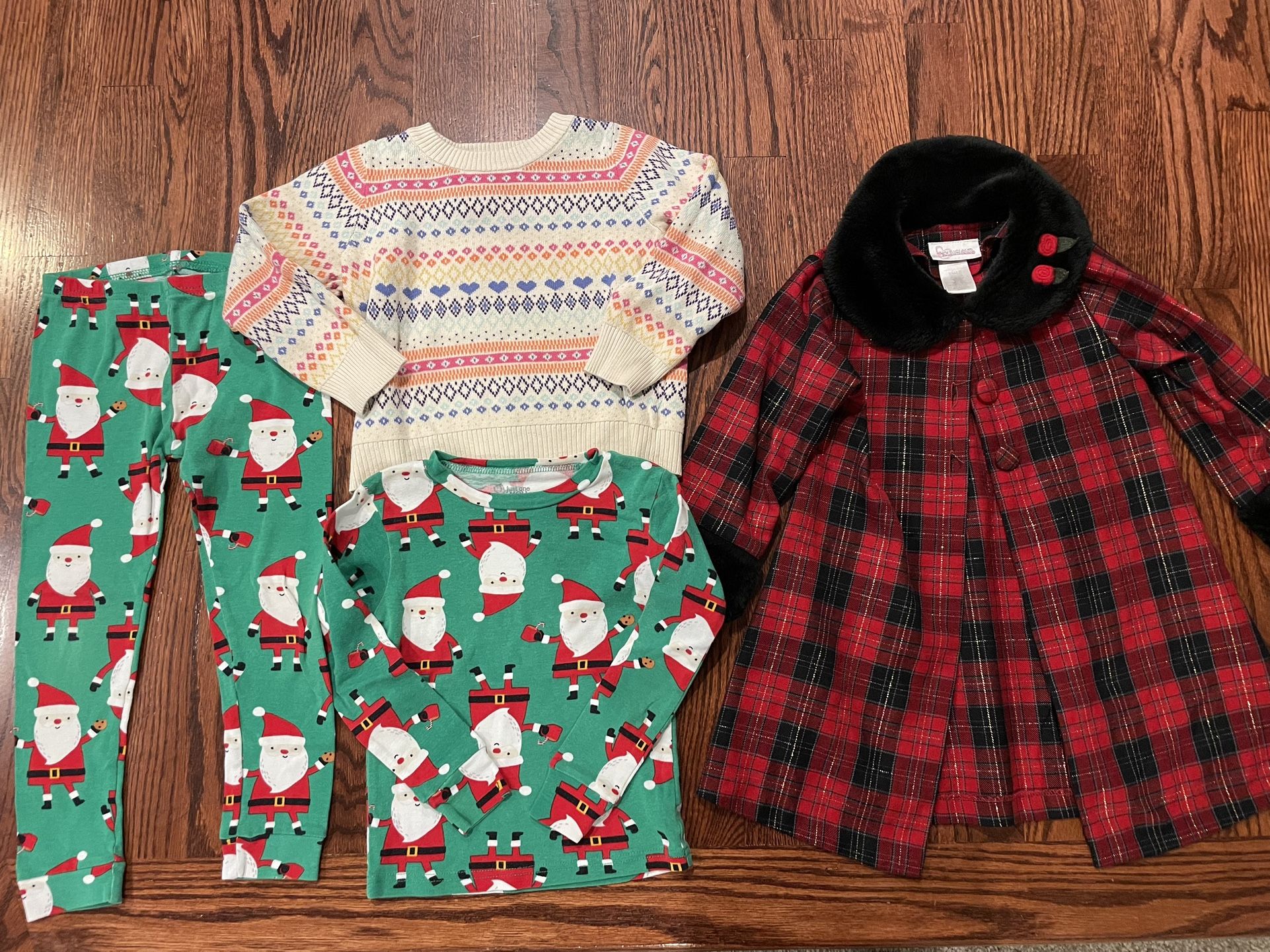 Girls Size 3T Winter & Holiday Clothing Lot