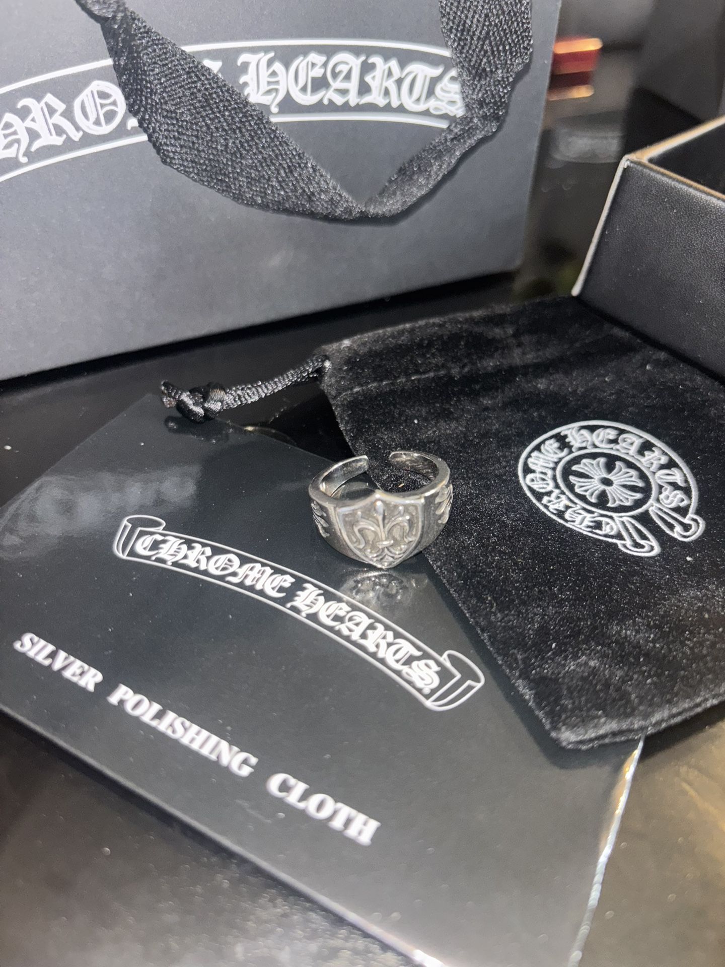 Chrome Silver  Ring