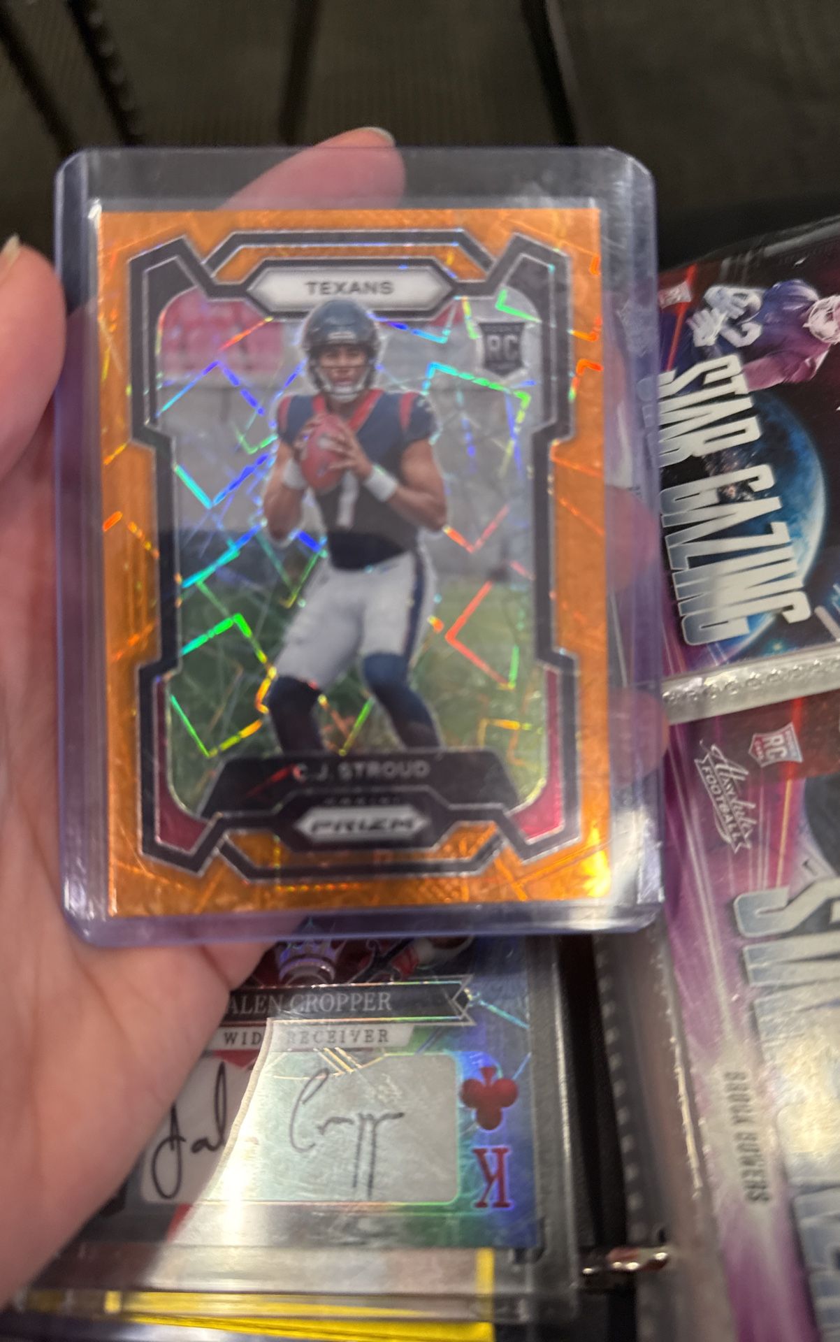 Cj Stroud Rc Card No. 339 Orange Wave