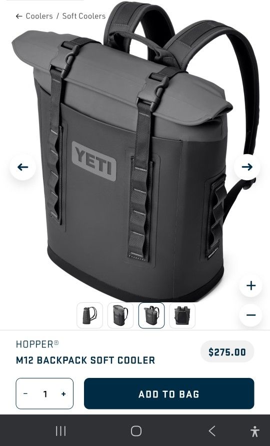 Yeti Backpack Cooler 