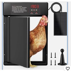 Solar Automatic Chicken Coop Door Opener- Open Box/ New (3 Available)