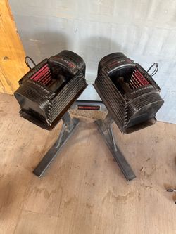 PowerBlock 50 Adjustable Dumbbells with Stand