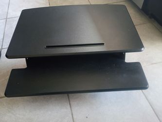 Black Tabletop Standing Desk Converter